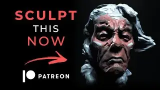 How to SCULPT a Zbrush portrait in 40 minutes! Patreon preview