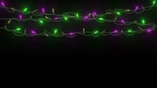 LED lights hanging black screen video No Copyright Free video NP Creative green screen