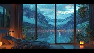 Cozy Rainstorm in a Warm Room | Perfect Sleep Aid for Insomnia & Anxiety