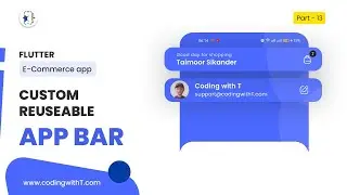 Flutter Custom AppBar Design | Reusable AppBar Flutter 2023