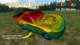 WebGPU in Python (5) - Colormaps for 3D Models