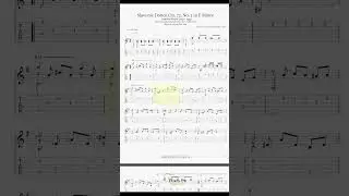 Slavonic Dance Op. 72, No. 2 in E Minor (Antonín Dvořák) arr for Classical guitar