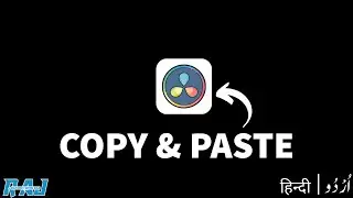 How to COPY and PASTE Clips in Davinci Resolve | davinci resolve tutorial for beginners in hindi
