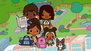 Chill Family of 4 Morning routine! FREE house edition!| My Loca Toca