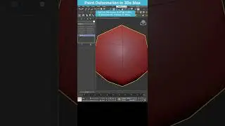 Sculpting Facial Features with Paint Deformation in 3ds Max #shorts #3dsmax #paintdeformation