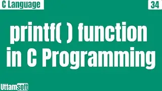 printf()  function in C programming | examples