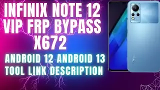 Infinix Note 12 vip Frp Bypass ll Infinix X672 Google Account Frp Bypass ll Tech House Frp ll