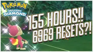 LIVE SHINY STARTER CHIMCHAR AFTER 155 HOURS 6969 RESETS! (Pokemon Brilliant Diamond & Shining Pearl)