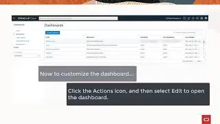 OCI Application Performance Monitoring: Customize a Dashboard