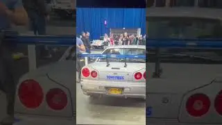 Is that an Exhaust or Machine Gun? Nissan Skyline R34 Firing Flames! Mega 👊🔥😎