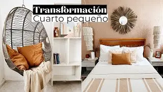 ✅ Mi CUARTO pequeño INFONAVIT transformación   😱❤️ ANTES Y DESPUES