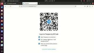 How to login telegram web qr code for Ubuntu Linux