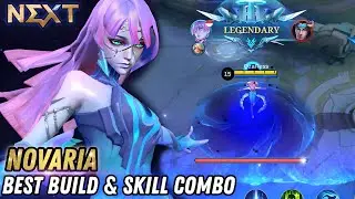 Novaria Best Build and Skill Combo Gameplay | Mobile Legends Bang Bang