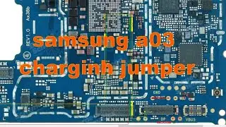 Samsung a03 charging problem solution//Samsung a03 charging schematic diagram 👍✅