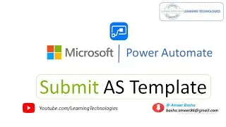 Microsoft Power Automate Tutorials || Module 14 : How to Submit a flow as Template