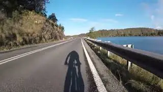 Going for a bicycle ride with THREE of the world's brightest rear cycling lights on simultaneously.