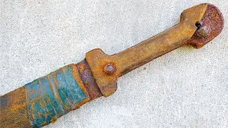 Restoration of CAUCASIAN DAGGER - Handle recovered