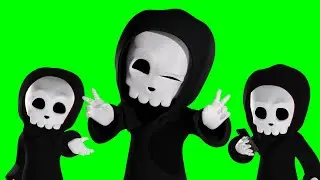 Grim Reaper-Chan Green Screen Meme