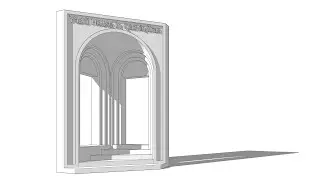 How to model a semi-dome in Sketchup 2022: Yazdi House located in Qazvin - Iran