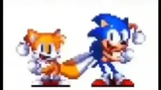 Classic Sonic and Tails dancing