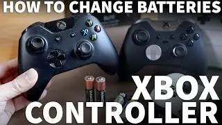 How to Change Xbox Controller Batteries - Replace Batteries in Xbox One and Xbox 360 Controllers