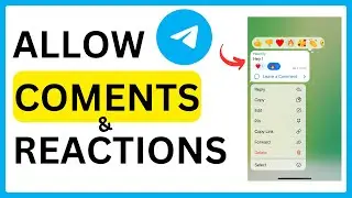 How to allow comments and reactions to the telegram channel | Add discussion (tutorial)