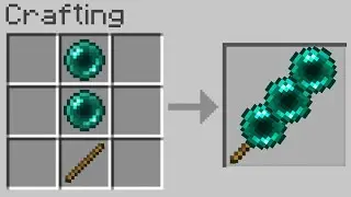 Crafting Banned Swords in Minecraft...