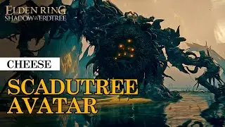 How to beat Scadutree Avatar (cheese) | Elden Ring Shadow of the Erdtree