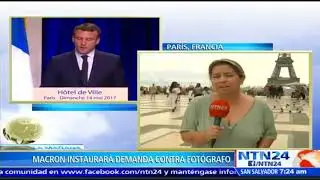 Presidente de Francia denunció a fotógrafo por acoso durante sus vacaciones en Marsella