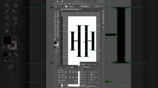 HHH Logo Design Tutorial  #logo #adobeillustrator #shorts