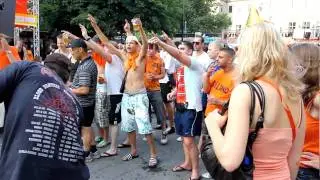 Stadhuisplein Rotterdam - Nederland-Brazilië 2-1 (WK2010)