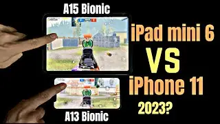 iPhone 11 Vs iPad mini 6 PUBG Test | 2023 Price ? | iPad mini 6 Vs iPhone 11 PUBG | Bgmi Test | 2023