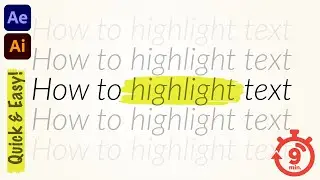 Animate A Realistic Highlighter Effect in After Effects