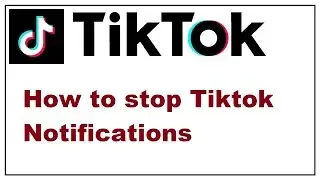 How to stop tiktok notifications android