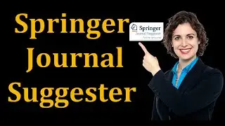 What is Springer Journal Suggester | Springer Journal Finder