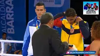 5b) Ceremonia de Medallas - 81kg - Boxeo - Barranquilla 2018
