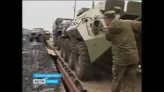 Морские пехотинцы Северного флота вернулись из командировки  2014г