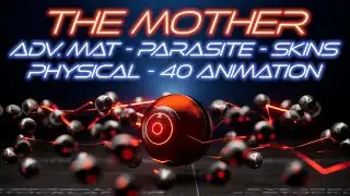 CyberBall MOTHER. Physical ball flock, character, mininon, or a mother for UE4 and UE5