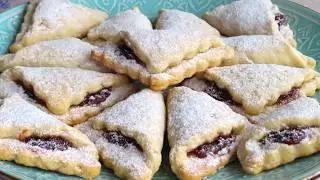 (fasting) delicious cookies with jam without eggs and dairy products