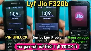 lyf jio f320b unlock pin|Jio F320B Hang On Logo Restart|jio phone device space is low|jio flash file