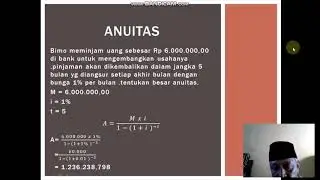 MATEMATIKA KELAS XI | ANUITAS | SAIFUL RIJAL, S.Pd