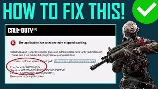 How To Fix Black Ops 6 Error Code 0xc0000005(0) N