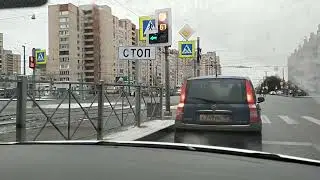 Выборгский район. Пр-кт Просвещения и улица Кустодиева