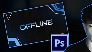 CREATING a TWITCH OFFLINE SCREEN in PHOTOSHOP in 2021 |Tutorial