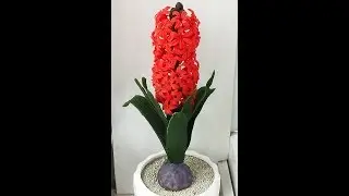 ГИАЦИНТ ИЗ ХОЛОДНОГО ФАРФОРА. (HYACINTHUS)