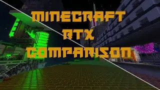 Minecraft RTX Comparison - Neon District Map