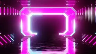 Pink NEON Animated Background Loop 💡 No Copyright Background | Video 4K Video (Ultra HD)