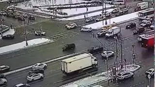 ДТП на красный