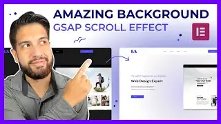 Elementor Amazing Background Scroll Effect With GSAP | Change Background, Header, & Font Color