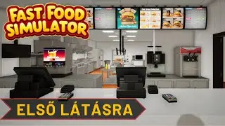 I opened a fast food restaurant! - Fast Food Simulator | First Look